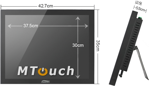 MTouch Industrial Przemysłowy PanelPC MobiBOX 19 - i5  Komputer panelowy Panel PC  Przemysłowy komputer panelowy Ekran rezystancyjny 5 wire resistive wyświetlacz 19 cali mobilator.pl New Portable Devices Windows RS-232 COM VGA HDMI Intel Core i3 i5 i7