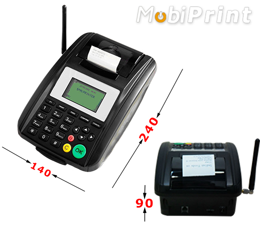MobiPrint MP-GT5S Drukarka termiczna mini drukarka SMS kodów GSM GPRS SIM   Interfejs USB Mobilna Drukarka mobilator.pl windows android  New Portable Devices GSM Printer SMS