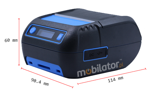 MobiPrint  MXC 18P Drukarka termiczna mini drukarka logo mechanizm Interfejs USB Bluetooth RS232 Mobilna Drukarka mobilator.pl windows android  New Portable Devices
