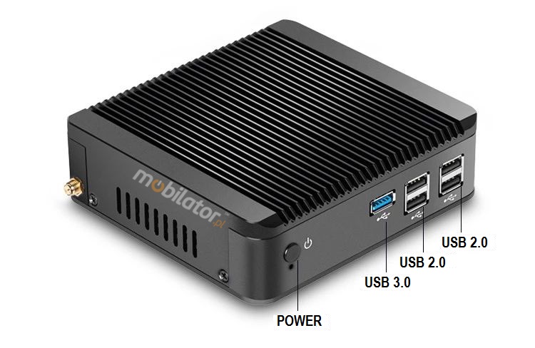 MiniPC yBOX-X30 Mic Audio USB3.0 USB2.0 connectors