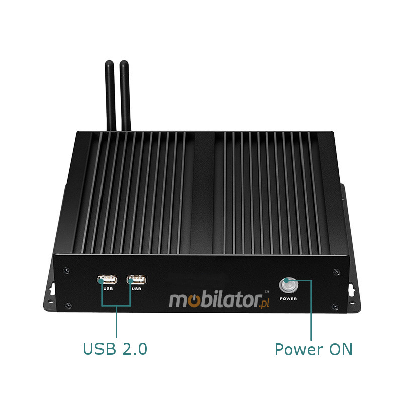 MiniPC yBOX-X26G Mic Audio USB3.0 USB2.0 connectors