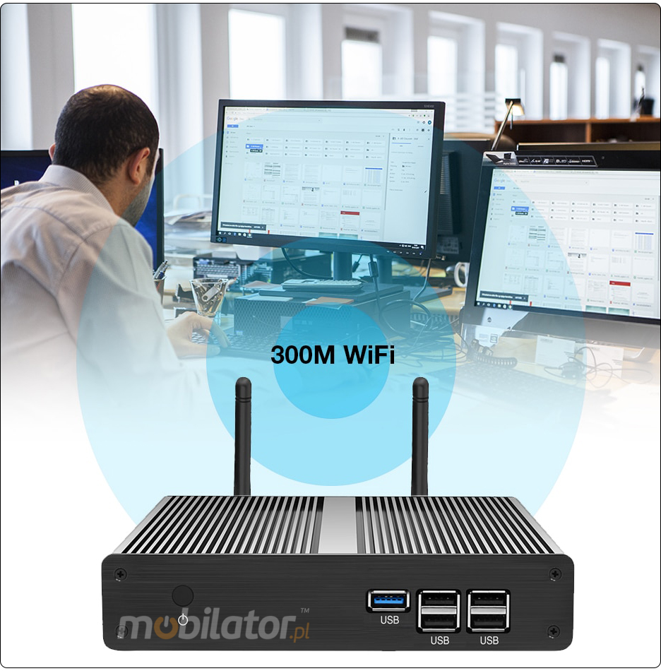 Computer Industry Fanless MiniPC  MiniPC yBOX - X34 i7 new design look mobilator fast lan rj45
