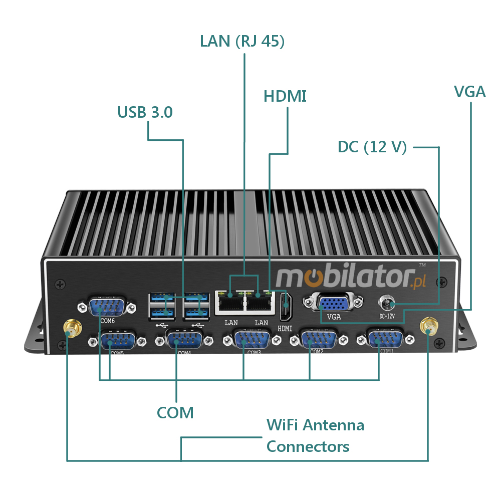 MiniPC yBOX-X26A Light Small Computer WiFi WiFi LAN HDMI Power