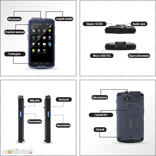 kolektor danych czytnik kodow kreksowych nfc