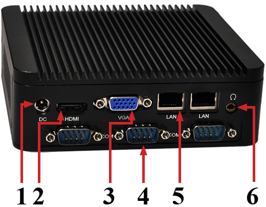 Przemysłowy Fanless MiniPC  MBOX Nuc Q180P