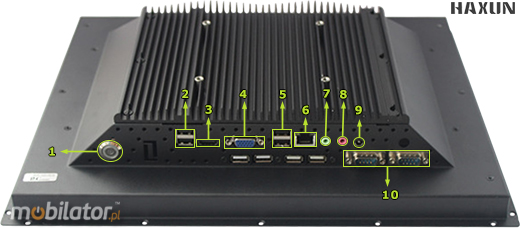 HAXUN Industrial Panel-PC Ha-IPC150-D2550 Komputer przemysłowy Panel PC Ha-IPC150-D2550 Norma odporności IP65 Przemysłowy komputer panelowy Ekran rezystancyjny 5 wire resistive wyświetlacz 15 cali mobilator.pl New Portable Devices Windows