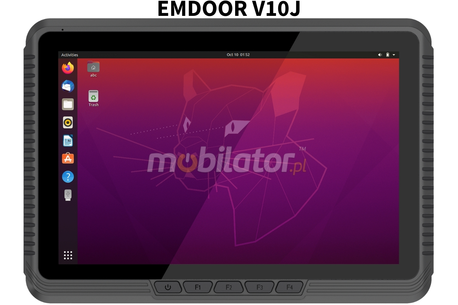 Emdoor V10J wstrząsoodporny przemysłowy tablet