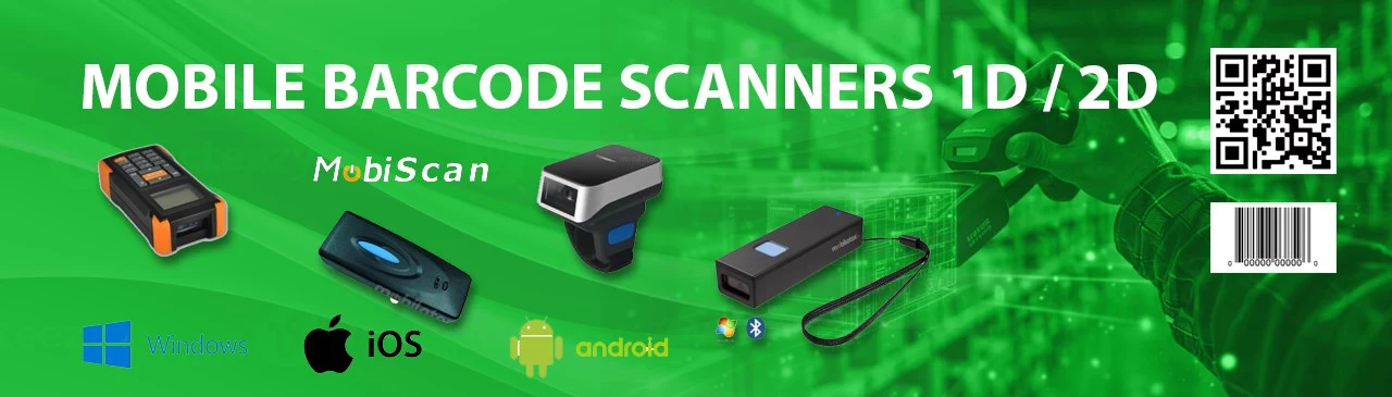 Mobile Barcode scanners 1D/2D