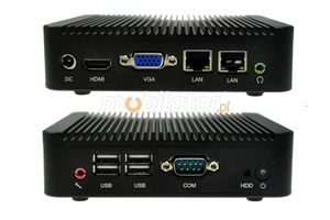 Komputer Przemysłowy Fanless MiniPC mBOX Nuc Q210S-01 v.4