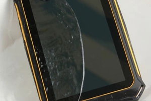 Odporny na pył i wodę Wytrzymały energooszczędny z normą wodoszczelności Terminal mobilny  MobiPad P110