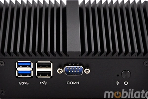 Komputer Przemysłowy Fanless MiniPC mBOX Nuc Q410P v.Barebone