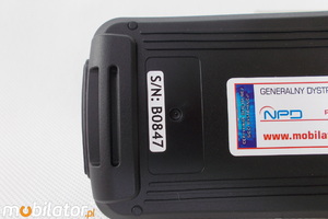 Kolektor danych z ochroną przed wstrząsami