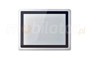 przemysłowy komputer panelowy czarny metalowy cichy