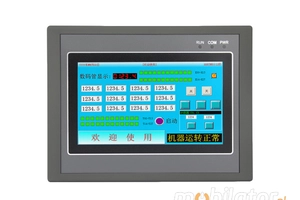 Industrial Operator Panel HMI EX43HA + PLC v.4
