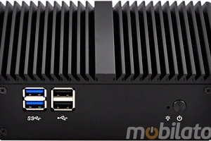 Computer Industrial Fanless MiniPC mBOX Nuc Q410S v.5