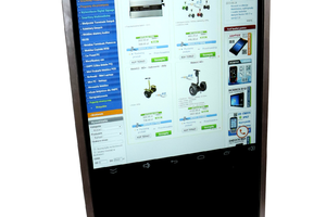 Monitor reklamowy do hal targowych