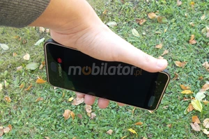 Rugged waterproof industrial data collector Speedata KT55 + DGPS + Infrared distance meter + Temperature sensor + Wireless charging