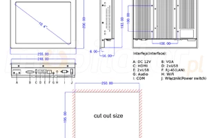 Durable strengthened Industrial PanelPC QBOX 10 v.1.3