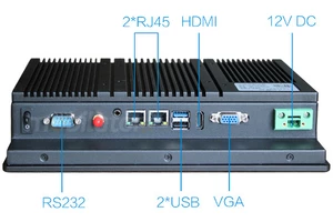 Durable strengthened Industrial Tactile PanelPC QBOX 10 v.2.2