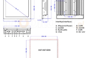 Durable strengthened Industrial Tactile PanelPC QBOX 10 v.3.1