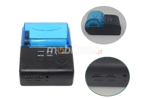 Przenośna mini drukarka paragonów