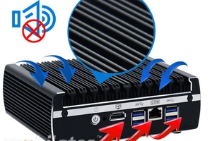 Rugged Mini Industrial Computer Fanless MiniPC IBOX-NM31A Barebone