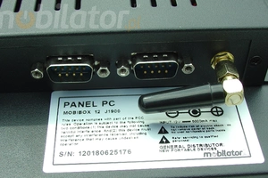 Reinforced Capacitive Industrial Panel PC with RFID HF reader and scanner 1D -  MobiBOX J1900 12