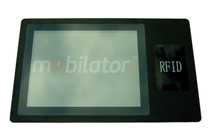 Reinforced Capacitive Industrial Panel PC with RFID LF reader and scanner 2D -  MobiBOX J1900 12
