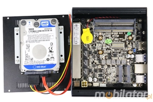 Rugged Mini Industrial Computer Fanless MiniPC IBOX-NM31B WiFi v.2
