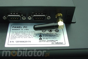 Operatorski Przemysłowy Panel PC dotykowy z wbudowanym czytnikiem RFID HF - MobiBOX J1900 15