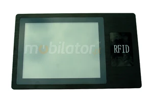 Reinforced Capacitive Industrial Panel PC with RFID HF reader and scanner 1D -  MobiBOX J1900 17