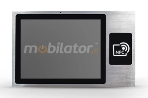 Reinforced Capacitive Industrial Panel PC with RFID HF reader and scanner 1D -  MobiBOX J1900 19