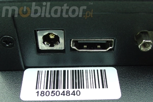 Reinforced Capacitive Industrial Panel PC with RFID HF reader and scanner 1D -  MobiBOX J1900 19