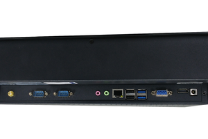 Reinforced Capacitive Industrial Panel PC with RFID HF reader and scanner 1D -  MobiBOX J1900 15