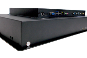 Reinforced Capacitive Industrial Panel PC with RFID HF reader and scanner 1D -  MobiBOX J1900 15