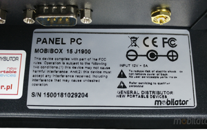 Operatorski Przemysłowy Panel PC dotykowy z czytnikiem RFID HF i skanerem 2D - MobiBOX J1900 15
