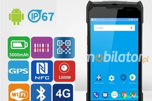 Rugged waterproof Industrial data collector ANDROID with IP67 standard - MobiPad CTX-505 v.3