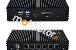 Mini Fanless Computer - Industrial Fanless MiniPCmBOX Q5-510-70G6 v.3