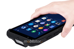 Strengthened Dustproof Waterproof Mobile Terminal with 1D scanner + pistol grip + docking station - Emdoor EM-T62 v.4