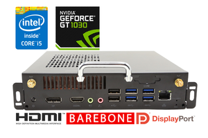 Strengthened Industrial Computer with a dedicated card Nvidia GT1030 MiniPC graphics card with BOX-PSO-1030 v.0