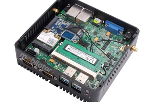 Odporny Bezwentylatorowy Komputer Przemysłowy Fanless MiniPC yBOX - GX30 (2 LAN) - J1800 v.4