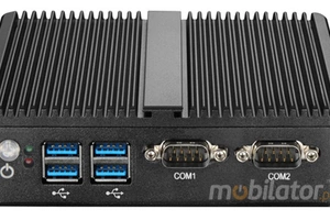 Odporny Bezwentylatorowy mini Komputer Przemysłowy Fanless MiniPC yBOX - GX30 (2 LAN) - N2810 v.5