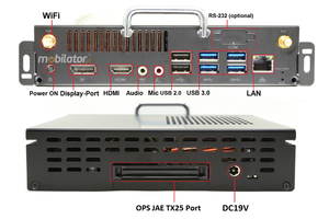 Efficient Industrial Computer with a dedicated card graphical Nv idia GT1030 and M.2 SSD disk - MiniPC with BOX PSO- i7 v .4.1