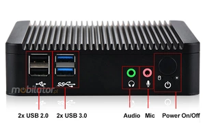 Computer Industry Fanless MiniPC  MiniPC yBOX - X29 (2 LAN) - J1900 Barebone