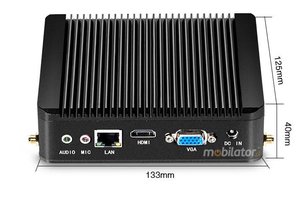 trengthened budget small Industrial Computer Fanless MiniPC yBOX-X30 (1LAN) -N2940 v.3