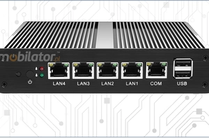 Computer Industry Fanless MiniPC  MiniPC yBOX - X34 (4 LAN) - J1800 v.2