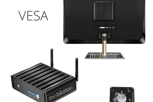 Strengthened fanless mini industrial computer with passive cooling MiniPC yBOX-X31-i3 6100U v.5