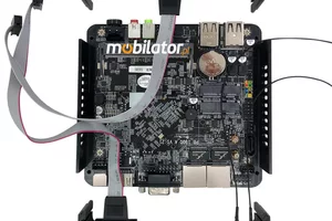 Industrial mini computer with passive cooling MiniPC yBOX-X30A(2LAN+2COM)-N2815 v.1