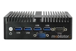 Fanless industrial mini computer MiniPC yBOX-30X(2LAN+2HDMI)-2955U Barebone