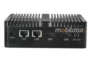 Fanless industrial mini computer MiniPC yBOX-30X(2LAN+2HDMI)-2955U v.1